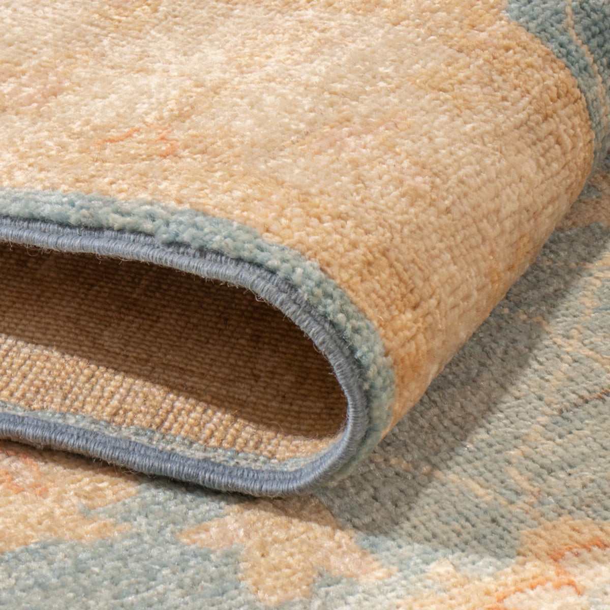 Runner Ziegler Carpet - 393 x 81 cm - ljusblå