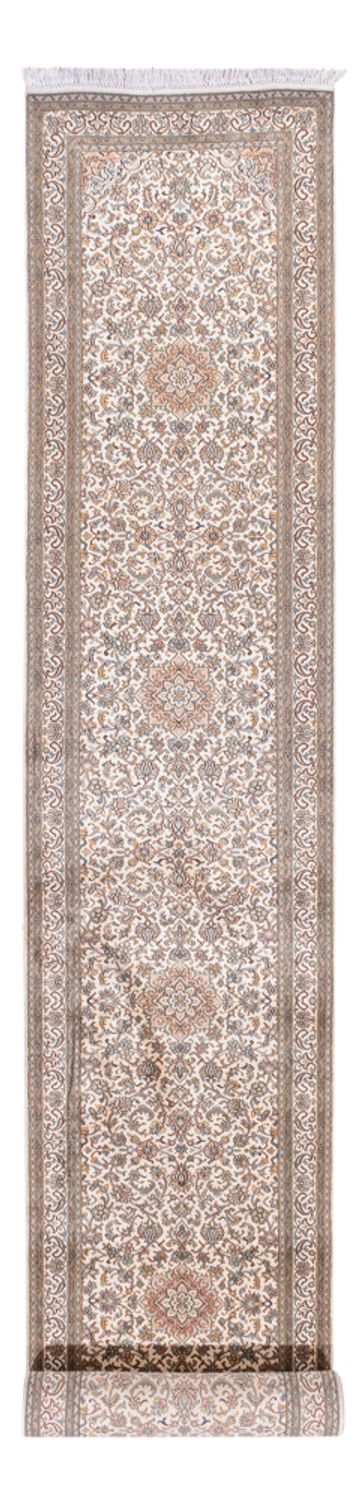 Runner Sidenmatta - Kashmir Silk - 480 x 79 cm - mörk beige