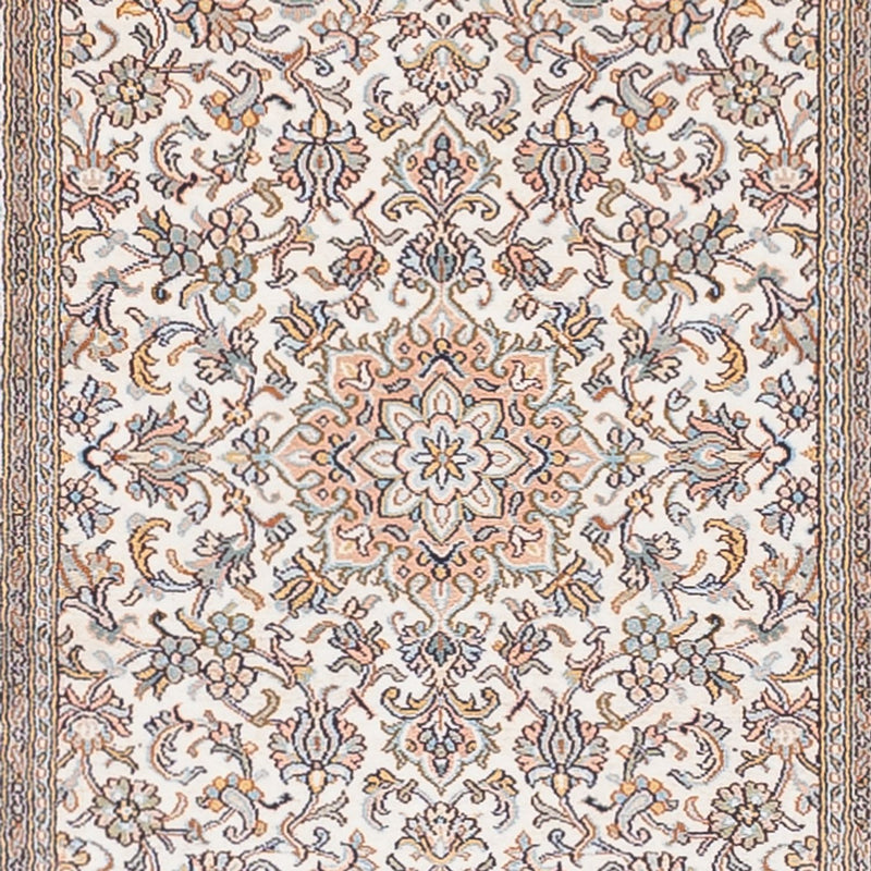 Runner Sidenmatta - Kashmir Silk - 480 x 79 cm - mörk beige