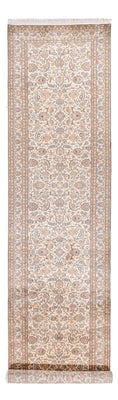 Runner Sidenmatta - Kashmir Silk - 447 x 98 cm - grädde