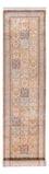 Runner Sidenmatta - Kashmir Silk - 452 x 97 cm - grädde