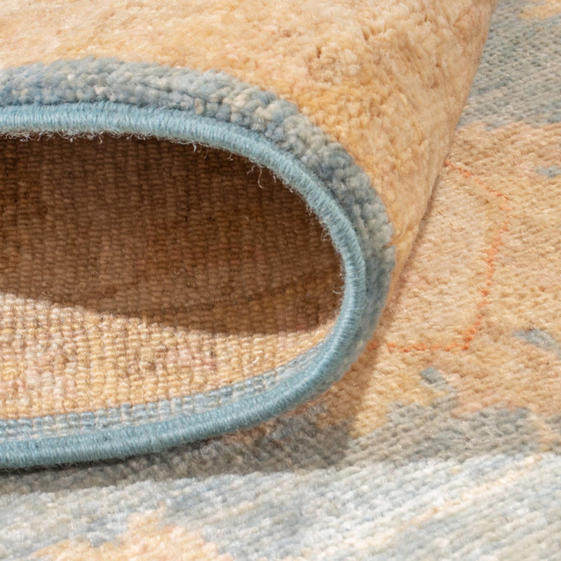 Runner Ziegler Carpet - 412 x 154 cm - ljusblå