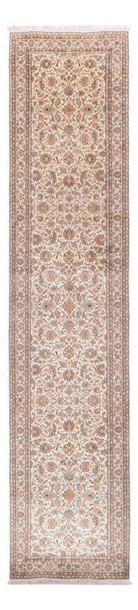 Runner Sidenmatta - Kashmir Silk - 444 x 94 cm - beige