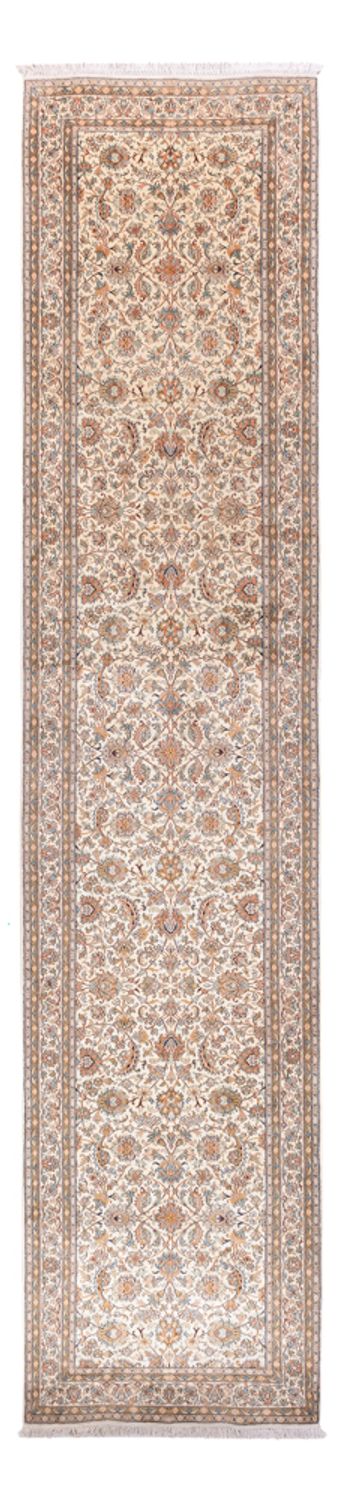 Runner Sidenmatta - Kashmir Silk - 444 x 94 cm - beige