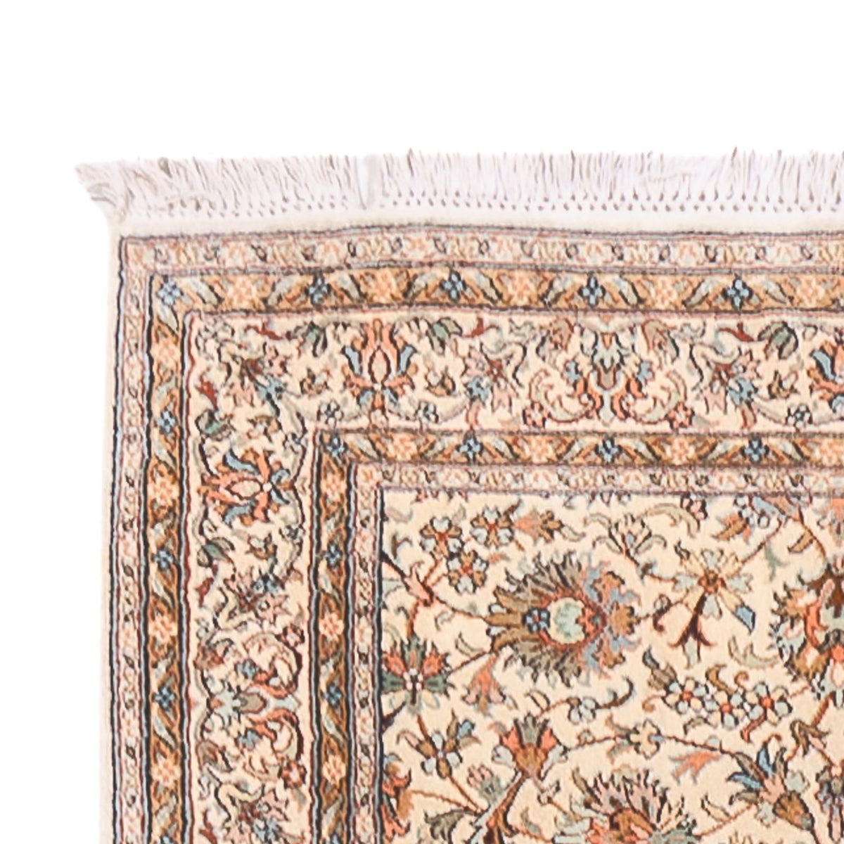 Runner Sidenmatta - Kashmir Silk - 444 x 94 cm - beige