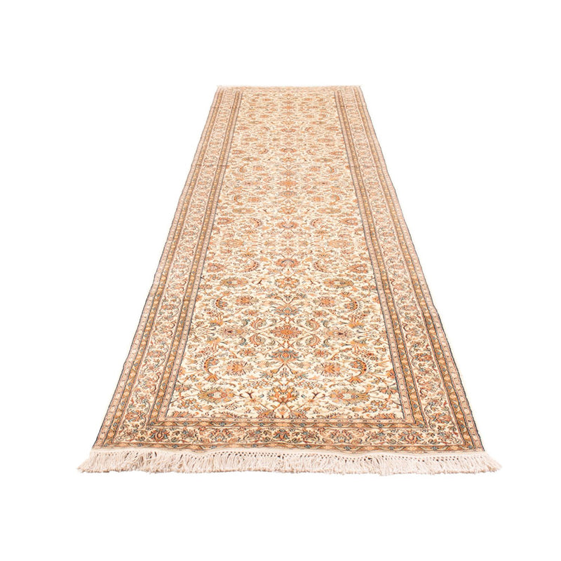 Runner Sidenmatta - Kashmir Silk - 444 x 94 cm - beige