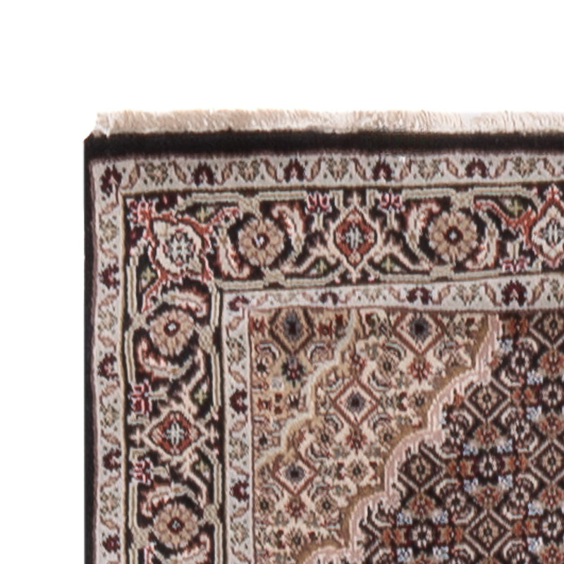 Runner Orientaliska mattor - Tabriz - 406 x 82 cm - antracit