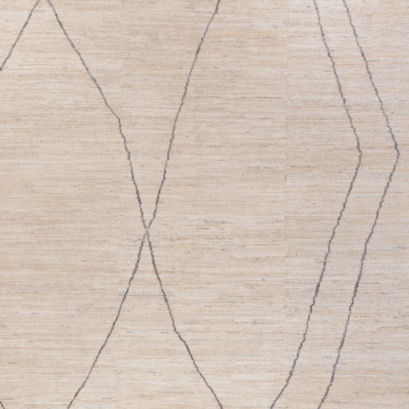 Designermatta - 410 x 310 cm - ljusblå