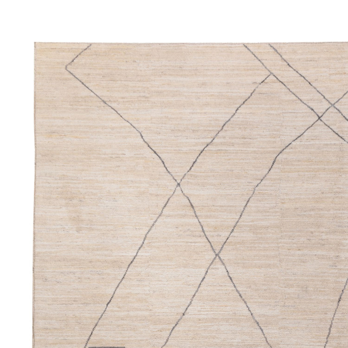 Designermatta - 410 x 310 cm - ljusblå