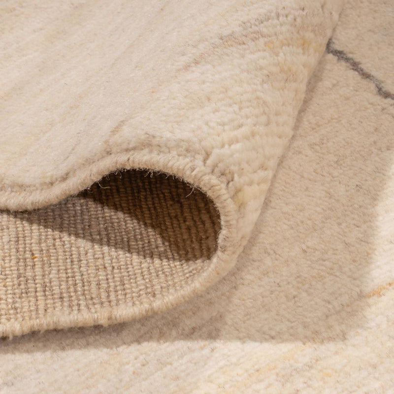 Designermatta - 410 x 310 cm - ljusblå