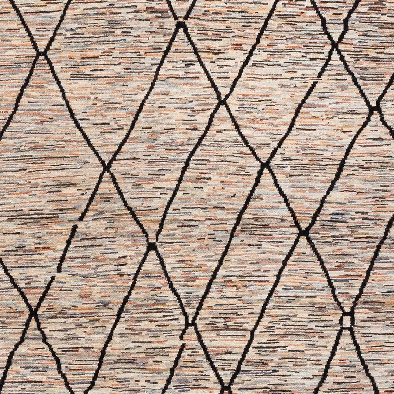 Designermatta - 284 x 218 cm - mörk beige
