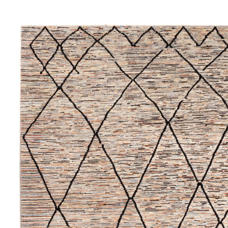 Designermatta - 284 x 218 cm - mörk beige