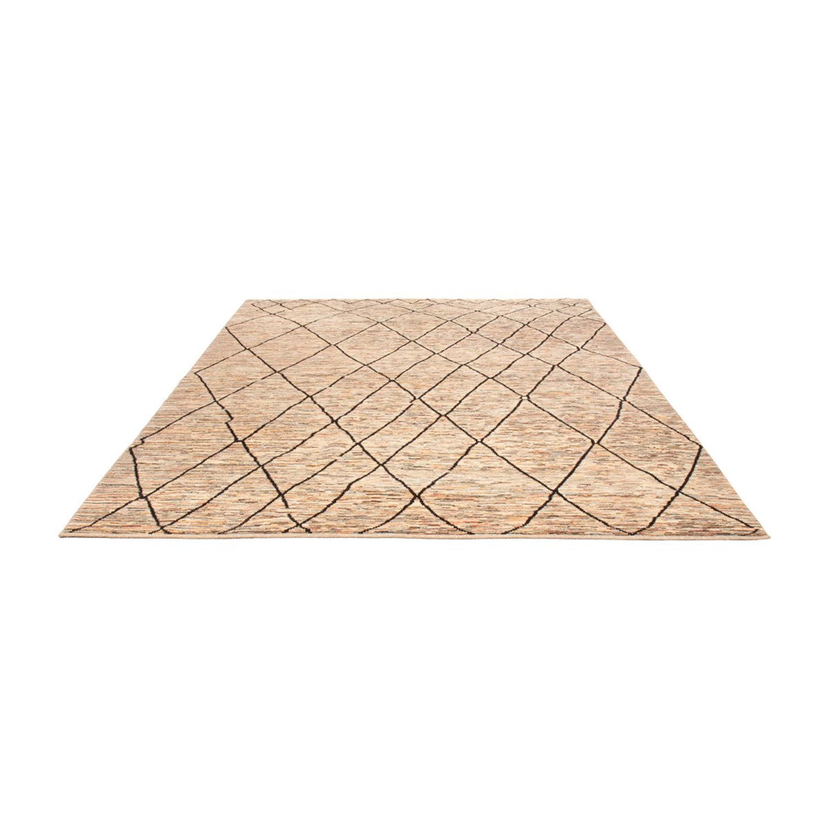 Designermatta - 284 x 218 cm - mörk beige