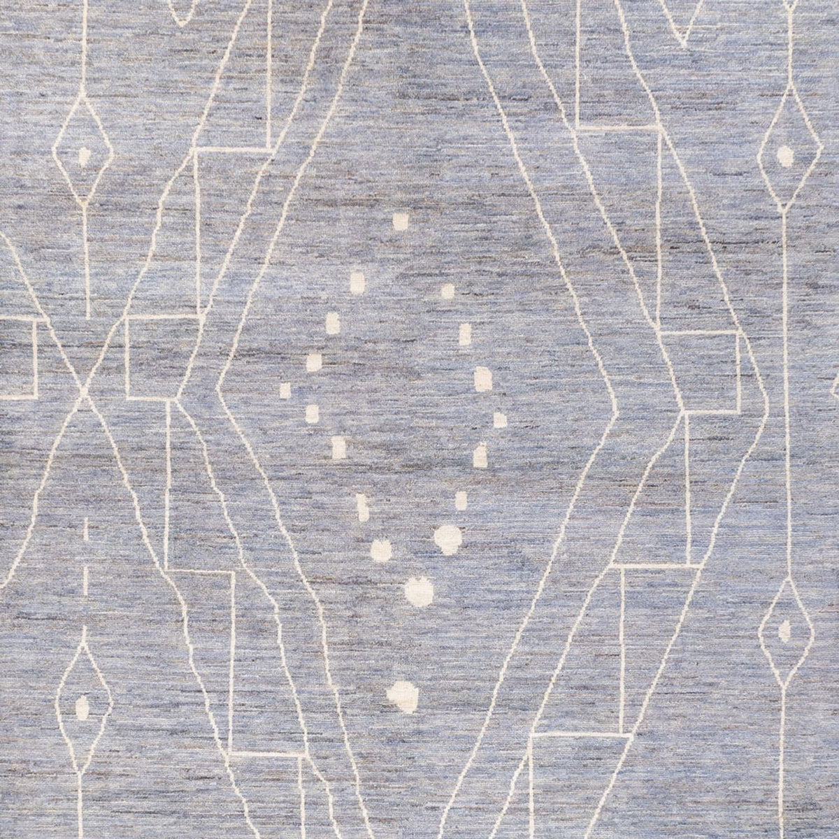 Designermatta - 410 x 318 cm - grått