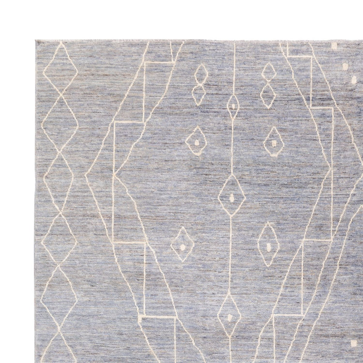 Designermatta - 410 x 318 cm - grått