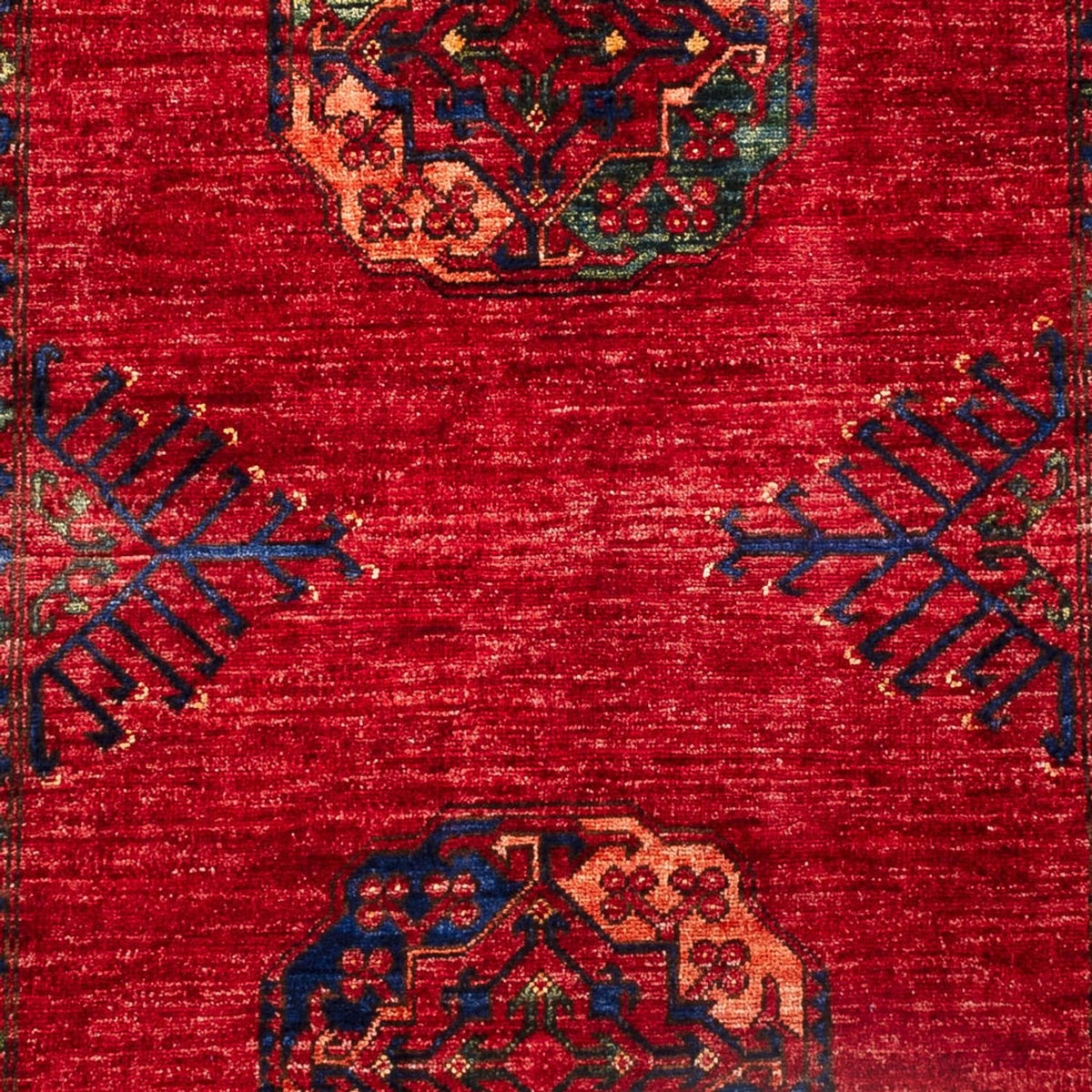 Afghansk matta - 183 x 122 cm - röd