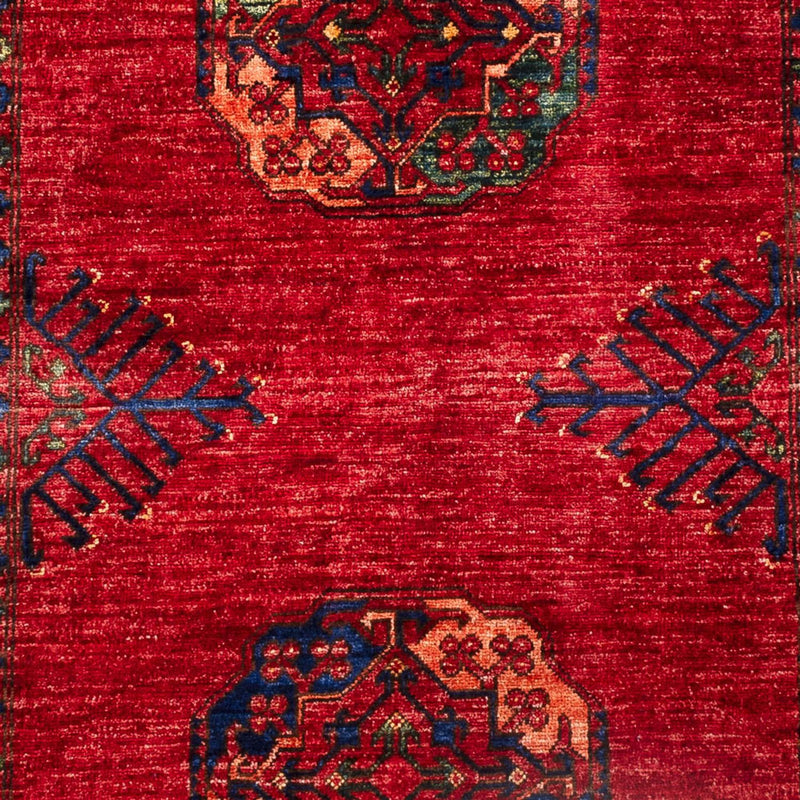 Afghansk matta - 183 x 122 cm - röd