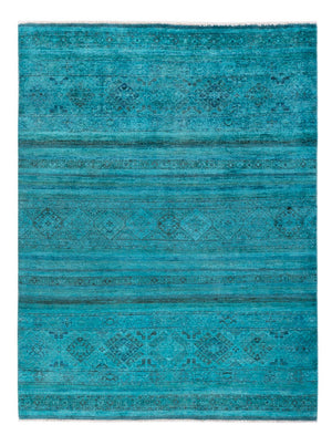 Ziegler Carpet - Vintage / färgad - 201 x 148 cm - blå
