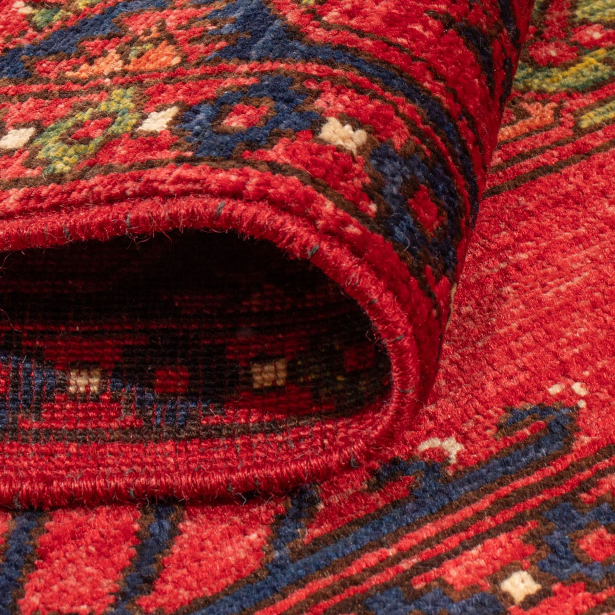 Afghansk matta - Kunduz - 148 x 100 cm - röd