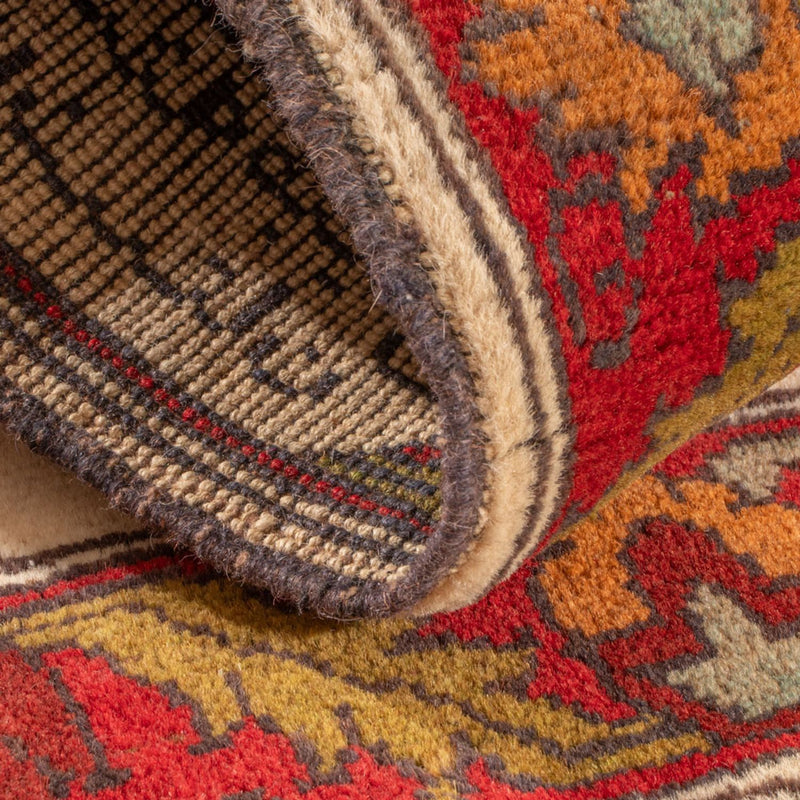 Afghansk matta - 104 x 71 cm - flerfärgad