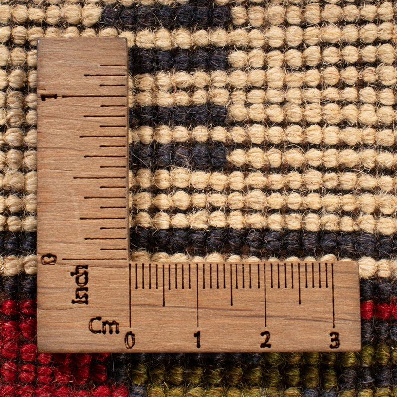 Afghansk matta - 104 x 71 cm - flerfärgad