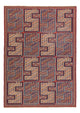 Kelim Carpet - orientalisk matta - Soumak - 217 x 157 cm - flerfärgad
