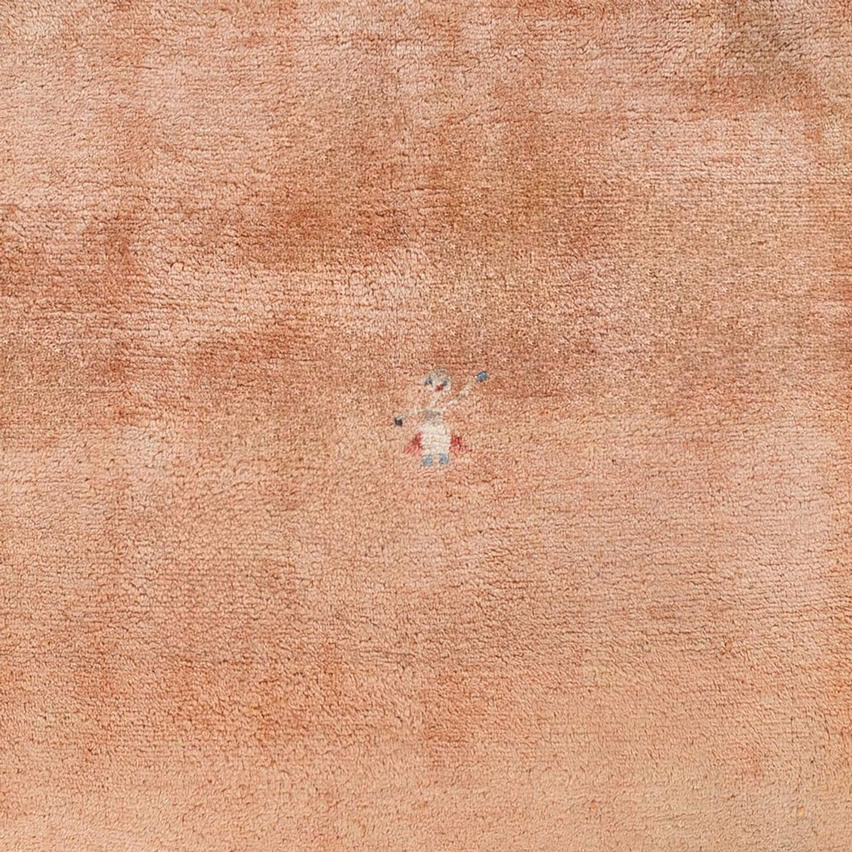 Gabbeh-matta - persisk - 195 x 155 cm - terrakotta