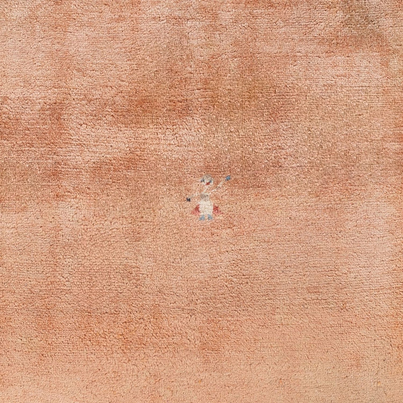 Gabbeh-matta - persisk - 195 x 155 cm - terrakotta