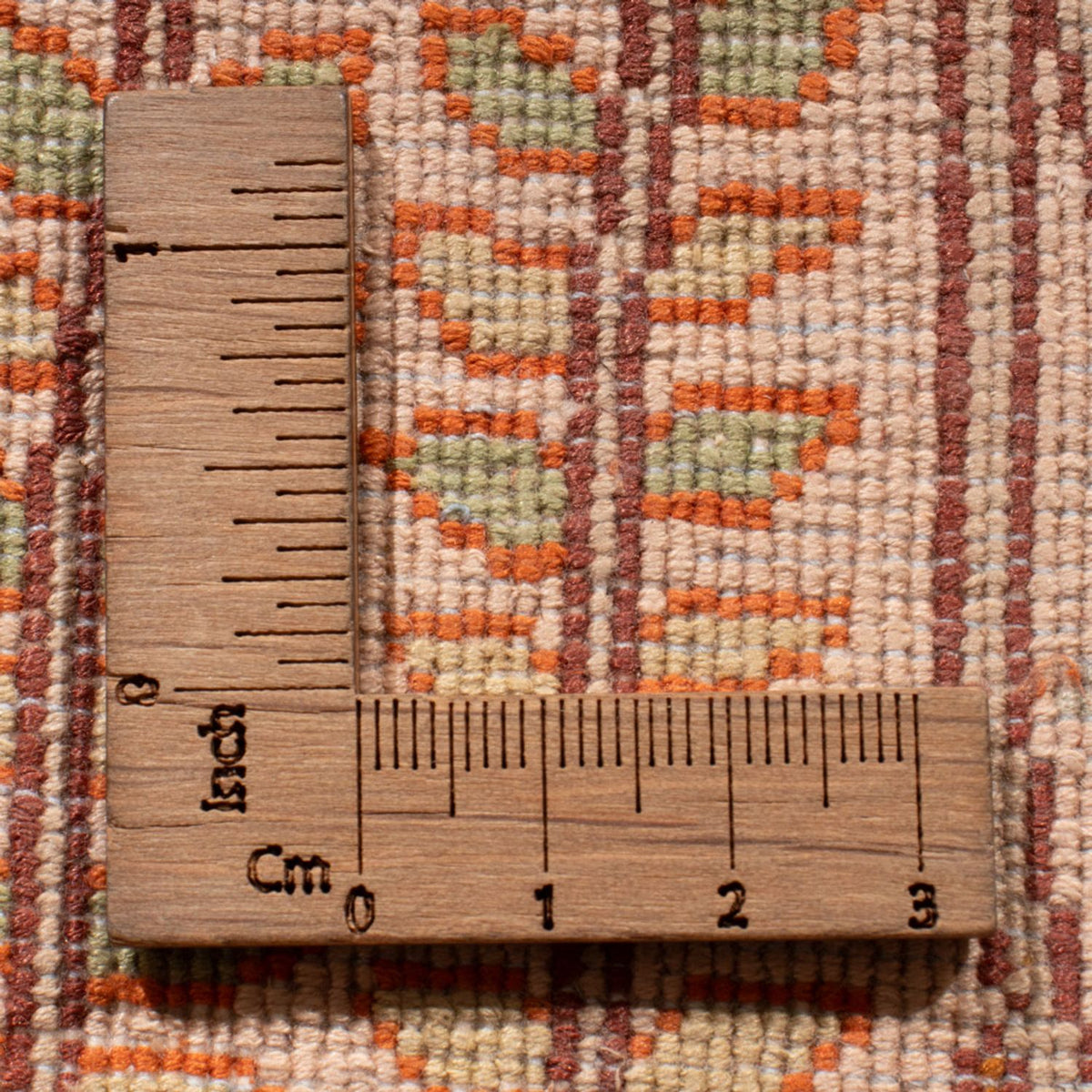 Runner Sidenmatta - Kashmir Silk - 259 x 79 cm - mörk beige