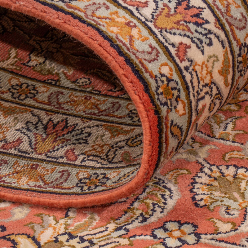 Runner Sidenmatta - Kashmir Silk - 188 x 78 cm - ljusröd