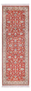 Runner Sidenmatta - Kashmir Silk - 242 x 79 cm - röd