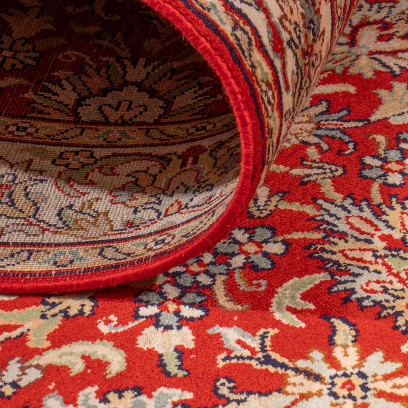Runner Sidenmatta - Kashmir Silk - 242 x 79 cm - röd