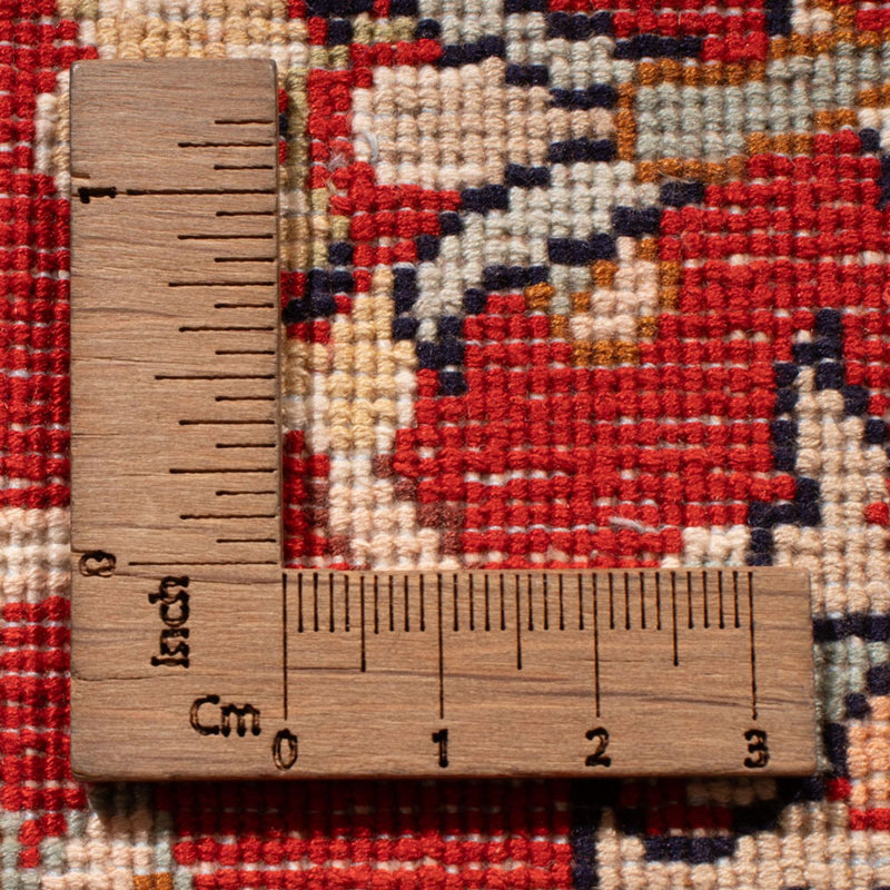 Runner Sidenmatta - Kashmir Silk - 242 x 79 cm - röd