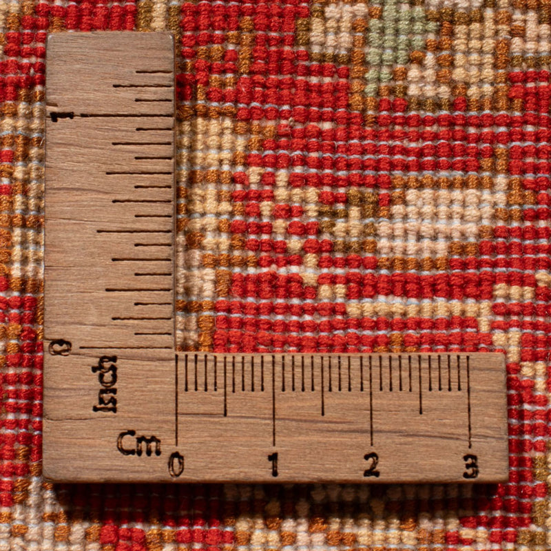 Runner Sidenmatta - Kashmir Silk - 251 x 81 cm - röd