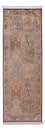 Runner Sidenmatta - Kashmir Silk - 237 x 79 cm - mörk beige