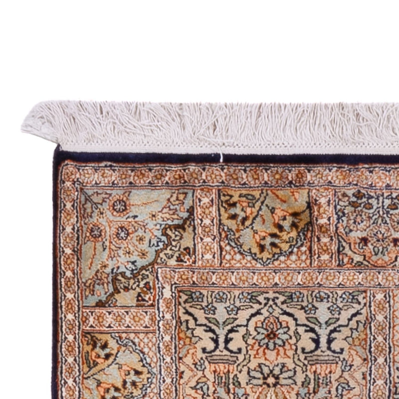 Runner Sidenmatta - Kashmir Silk - 237 x 79 cm - mörk beige