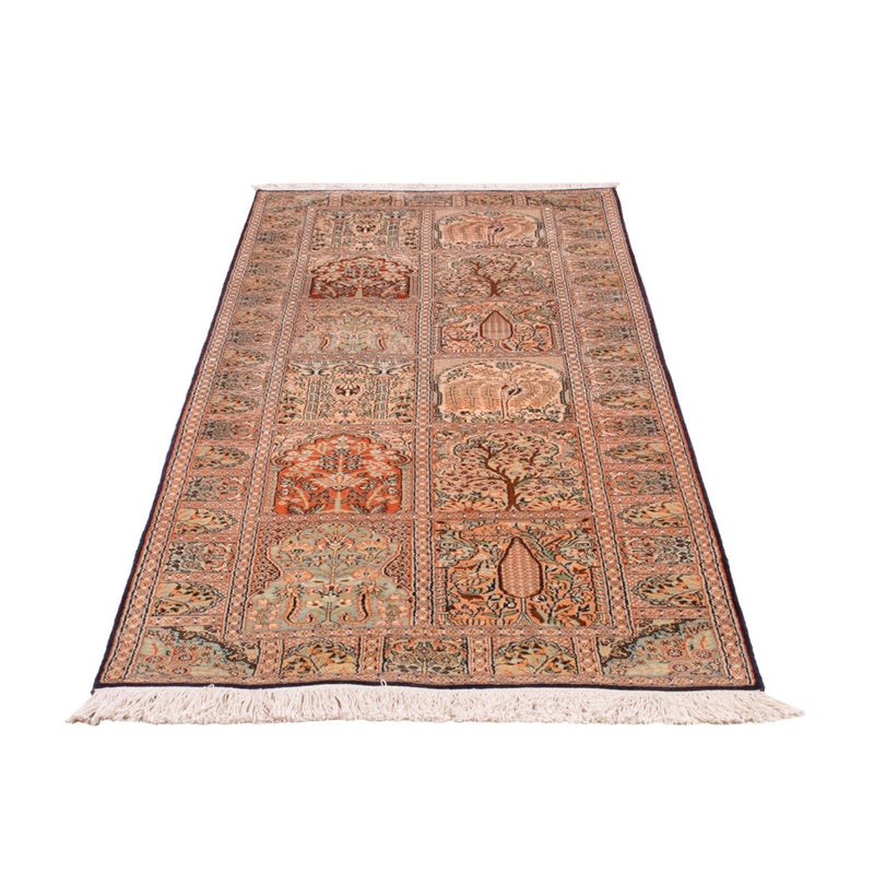 Runner Sidenmatta - Kashmir Silk - 237 x 79 cm - mörk beige