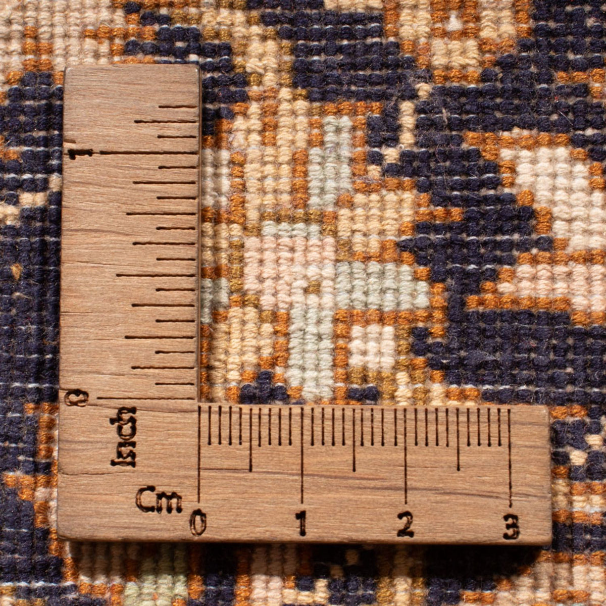 Runner Sidenmatta - Kashmir Silk - 255 x 81 cm - mörk beige