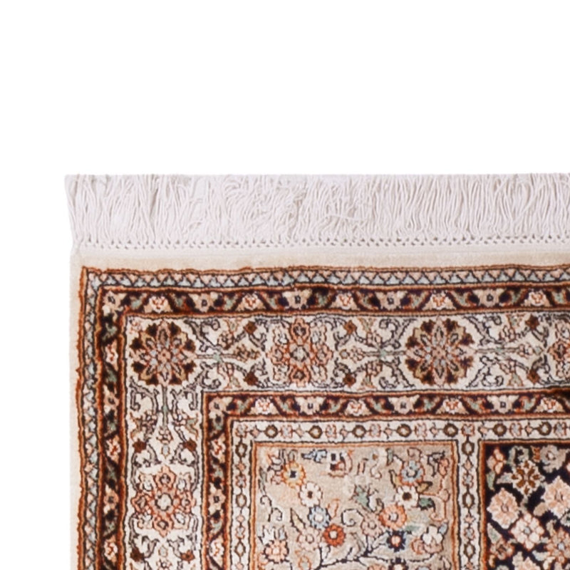 Runner Sidenmatta - Kashmir Silk - 307 x 81 cm - mörk beige