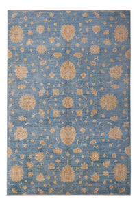 Ziegler Carpet - Modern - 300 x 206 cm - blå