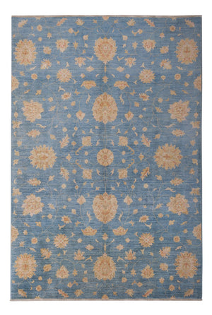 Ziegler Carpet - Modern - 300 x 206 cm - blå