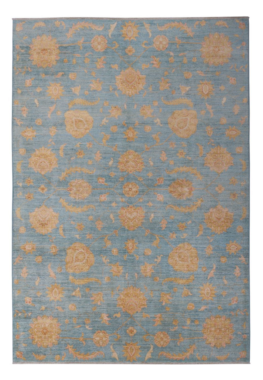 Ziegler Carpet - Modern - 300 x 207 cm - blå