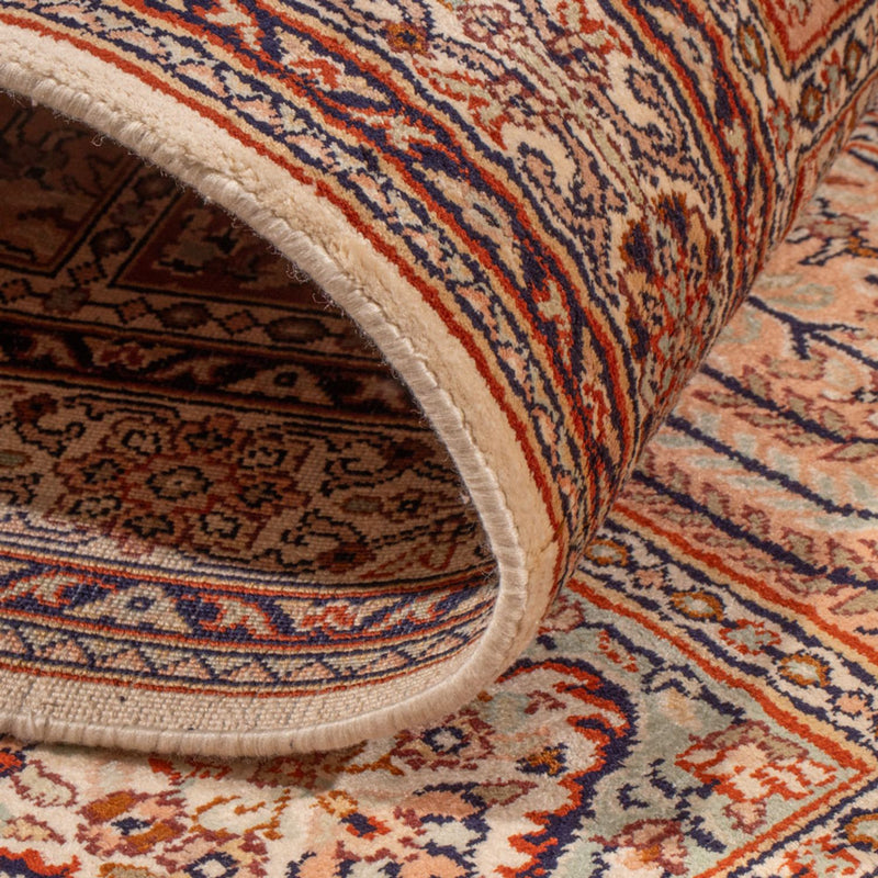 Runner Sidenmatta - Kashmir Silk - 298 x 77 cm - mörk beige