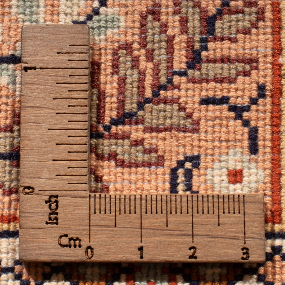 Runner Sidenmatta - Kashmir Silk - 298 x 77 cm - mörk beige