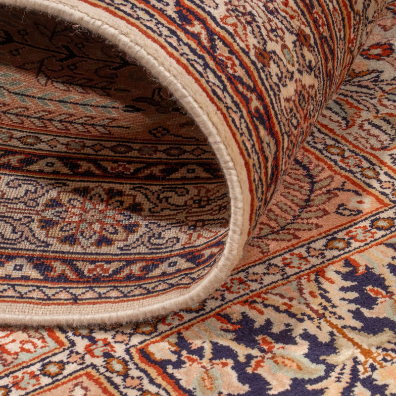 Runner Sidenmatta - Kashmir Silk - 301 x 79 cm - mörk beige