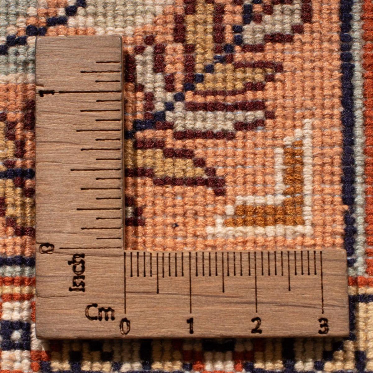 Runner Sidenmatta - Kashmir Silk - 287 x 80 cm - mörk beige