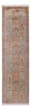 Runner Sidenmatta - Kashmir Silk - 303 x 81 cm - mörk beige
