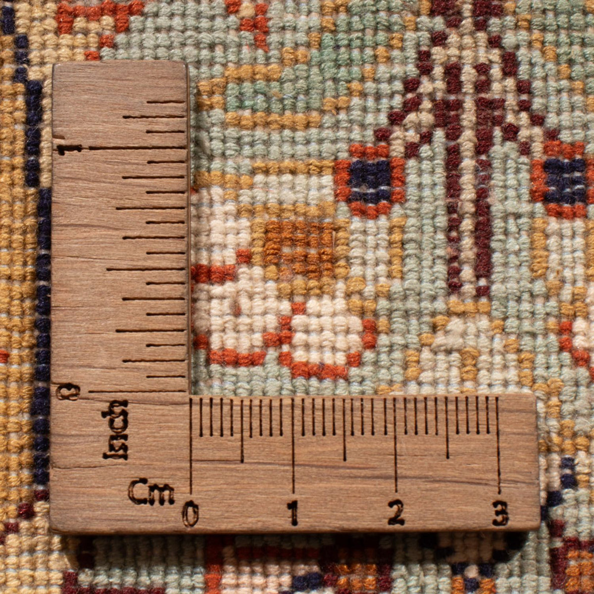 Runner Sidenmatta - Kashmir Silk - 296 x 78 cm - mörk beige