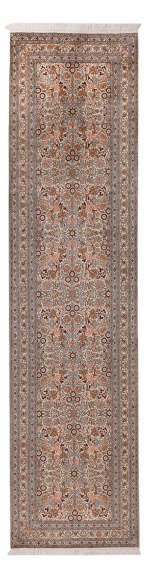 Runner Sidenmatta - Kashmir Silk - 338 x 79 cm - mörk beige