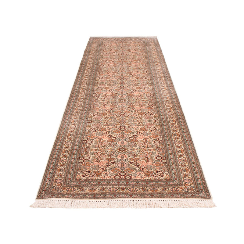 Runner Sidenmatta - Kashmir Silk - 338 x 79 cm - mörk beige